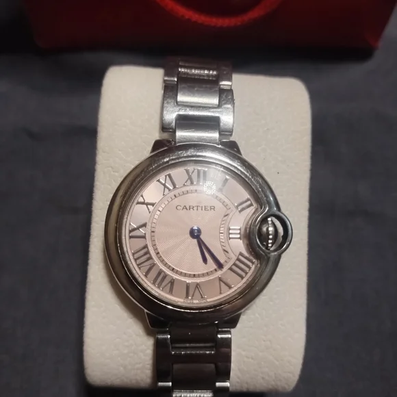 Cartier Ballon Blue  Pink Dial  Women's Watch - Picture 4 of 4